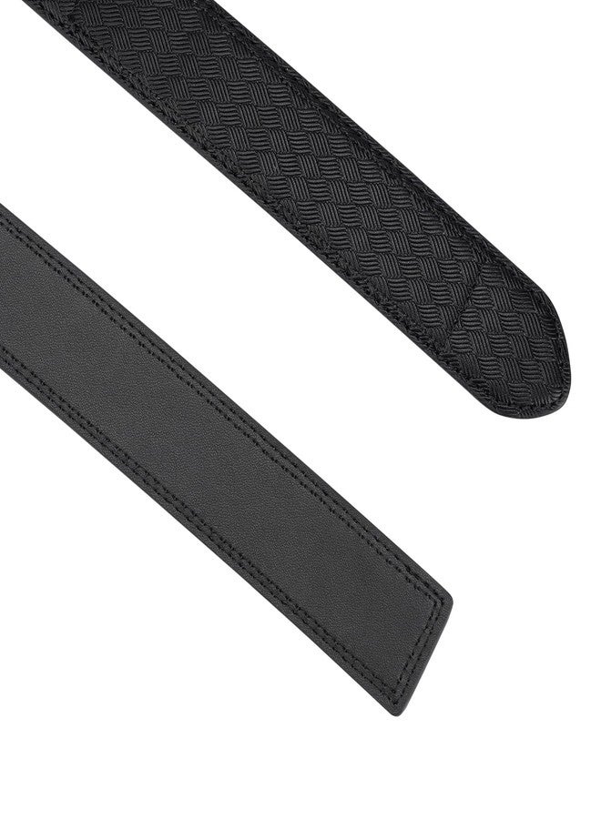 TACNEX Mechanics Belt Buckleless No Scratch Leather Belt Metal Free Tactical Duty Underbelt 1 3/8" Wide Basket Weave M - Image 4